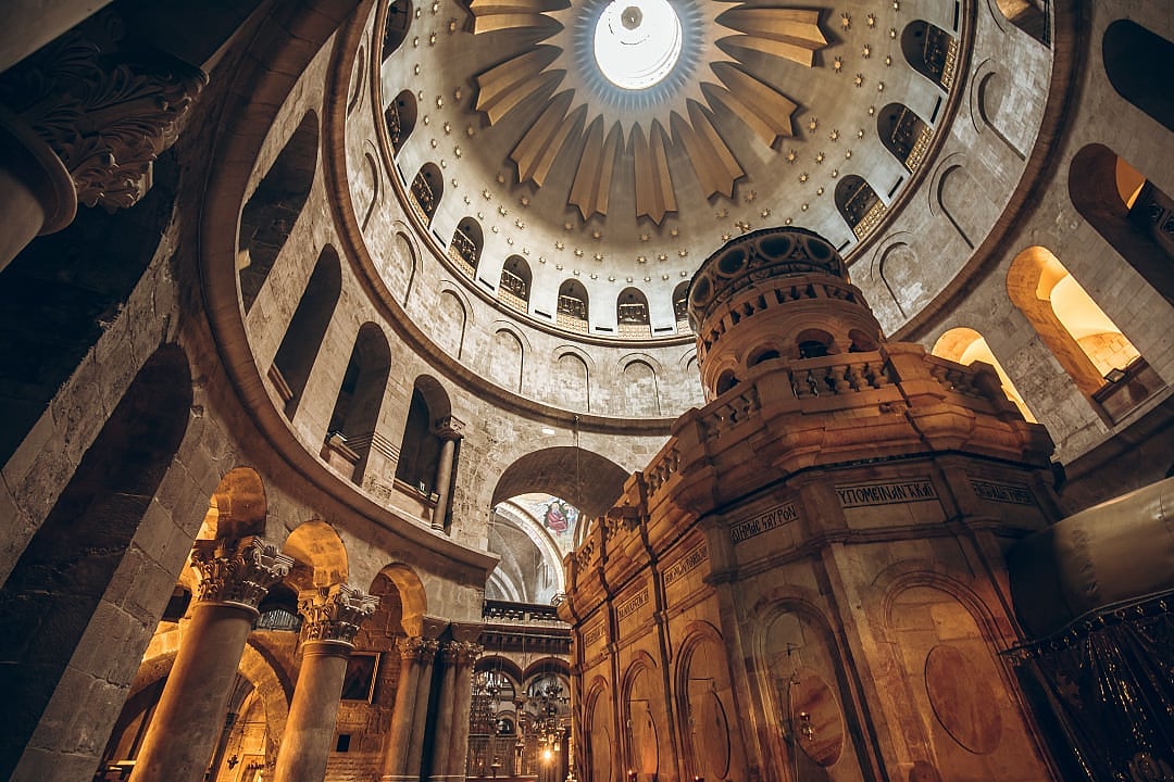 The Church of the Holy Sepulcher in Jerusalem, Israel