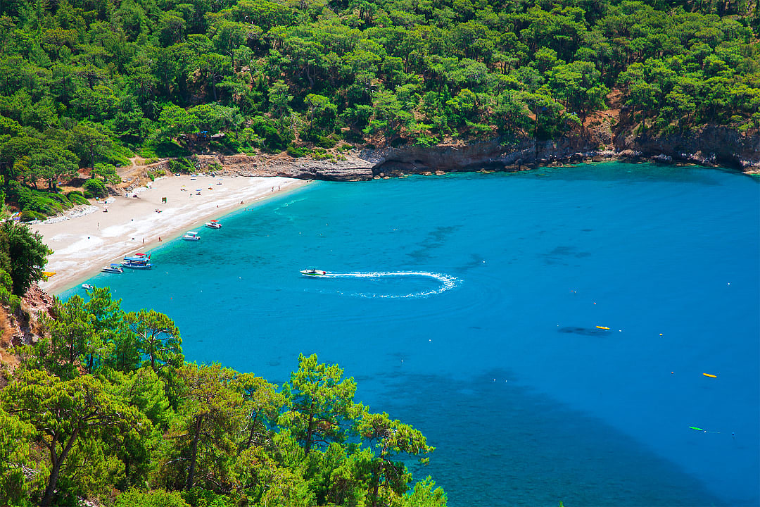 Kabak Beach in Fethiye, Turkey