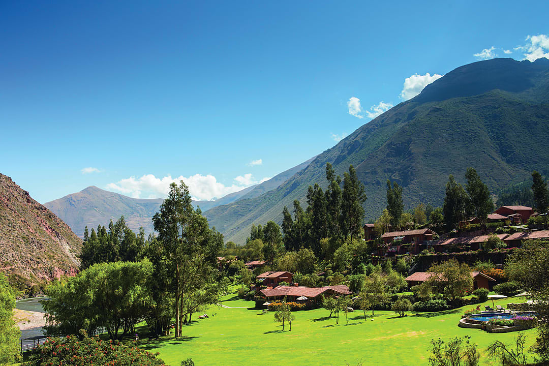 Luxury accommodations at Rio Sagrado, a Belmond hotel, in Peru's Sacred Valley
