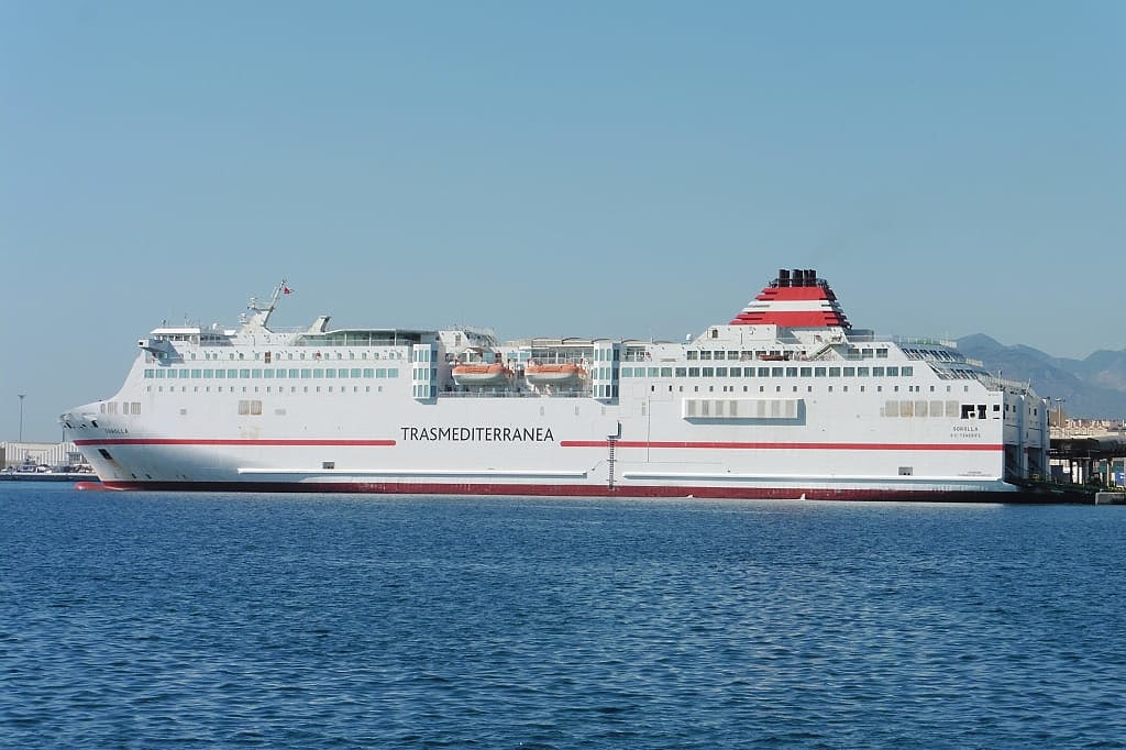 Ferry boat in Spain.