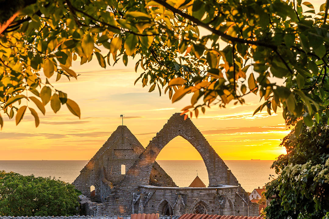 Visby Old town in Sweden