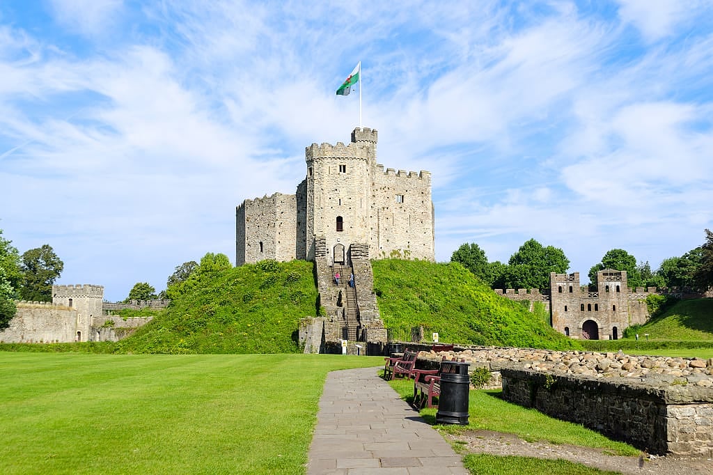 Cardiff Castle in Wales