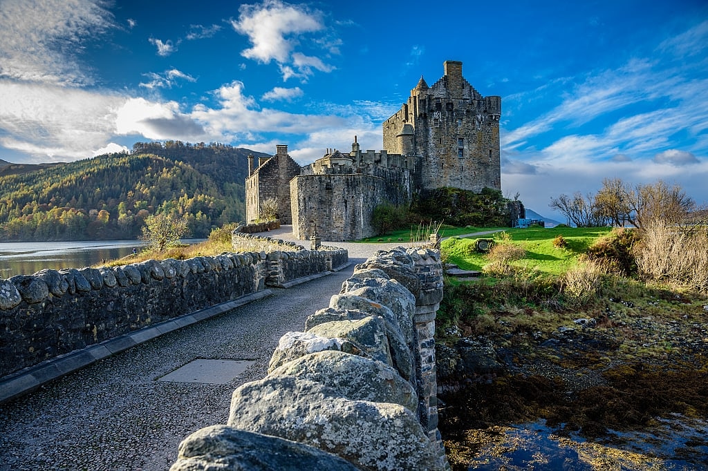 Eilean Donan Castle in the Highlands of Scotland