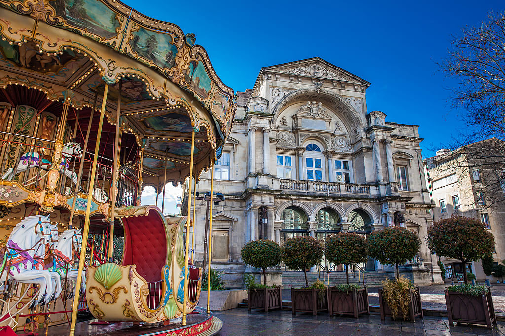 Carousel in Avignon, FranceCarousel in Avignon, France