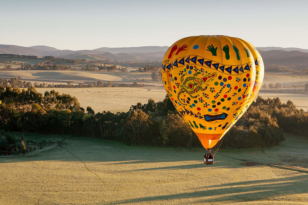 Hot air balloon experience.