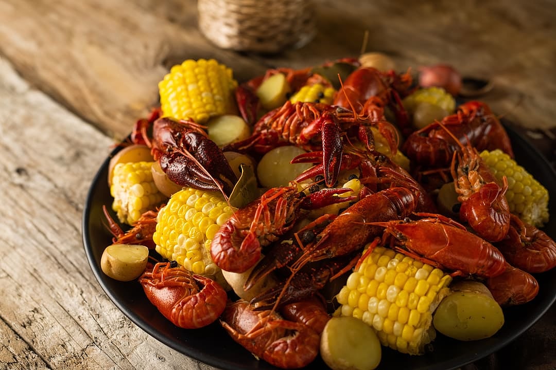 Crayfish dish, Inishbofin Island, County Galway, Ireland.