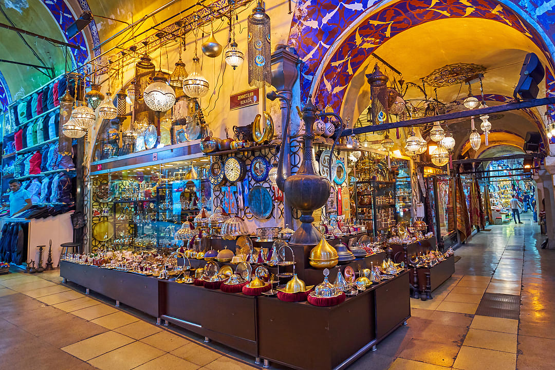 Grand Bazaar in Istanbul, Turkey