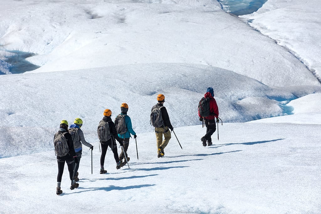 Glacier Trekkers in Patagonia, Chile