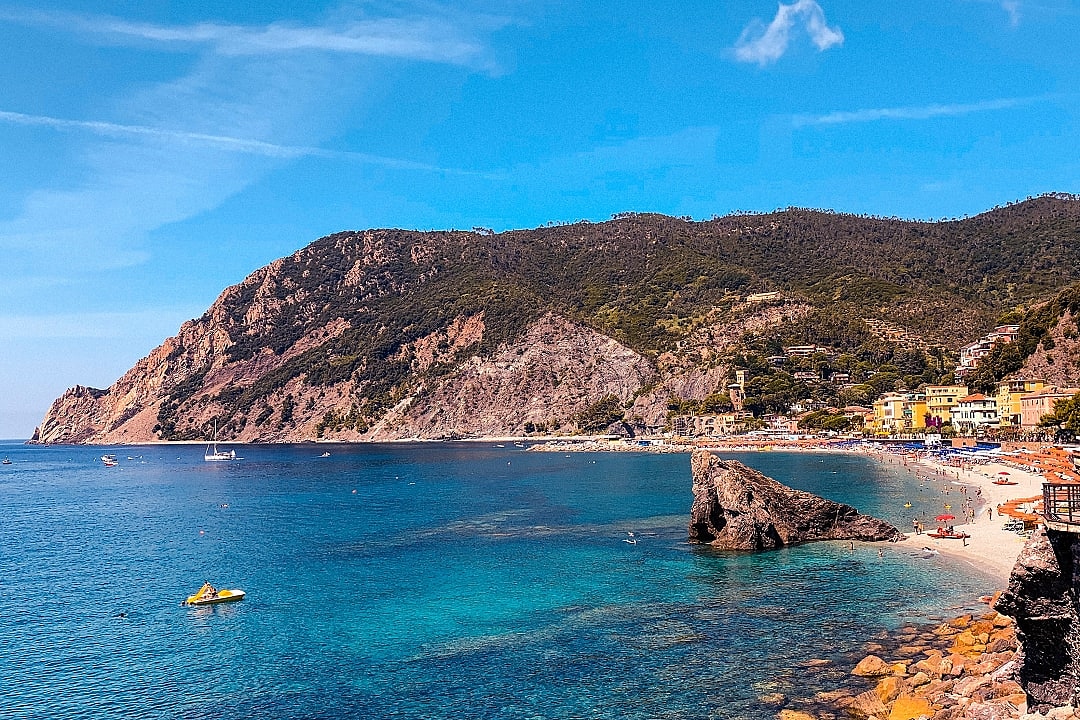 Monterosso Beach, Cinque Terre, Italy.
