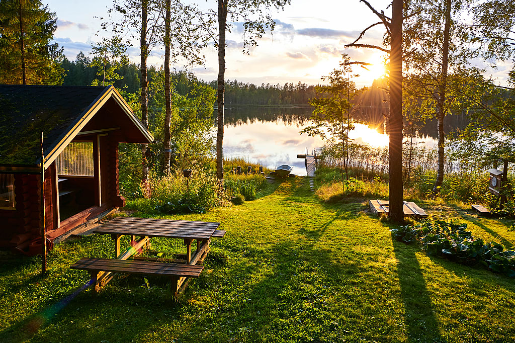 Cabin in Finland lake district