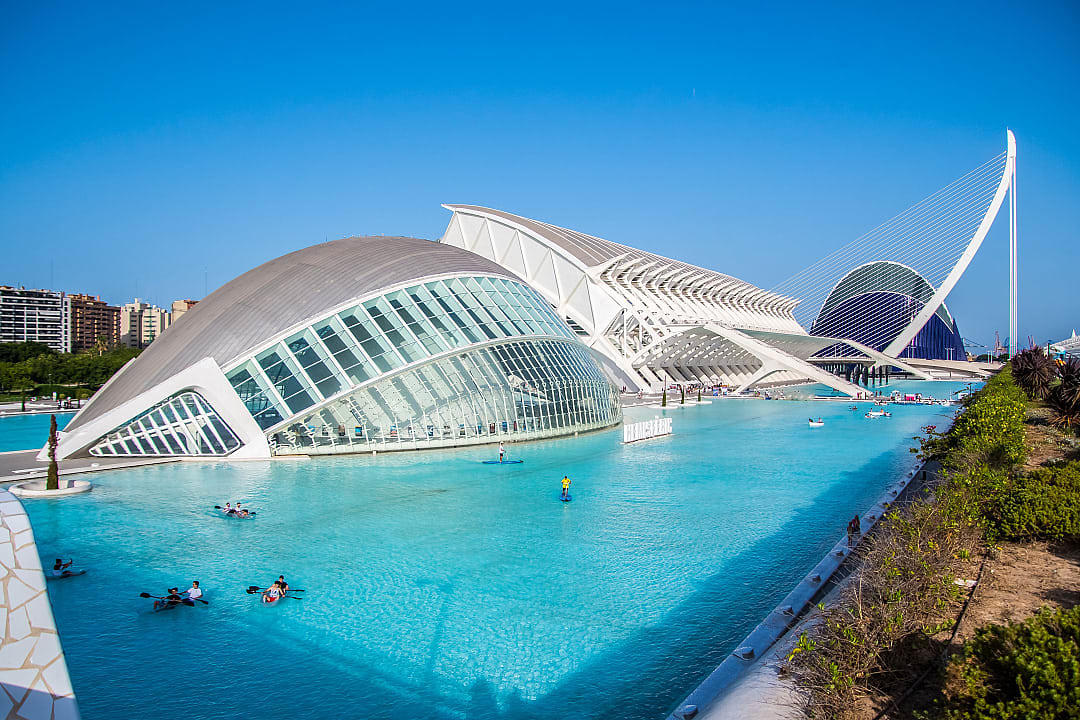 The City of Arts and Sciences, Valencia, Spain