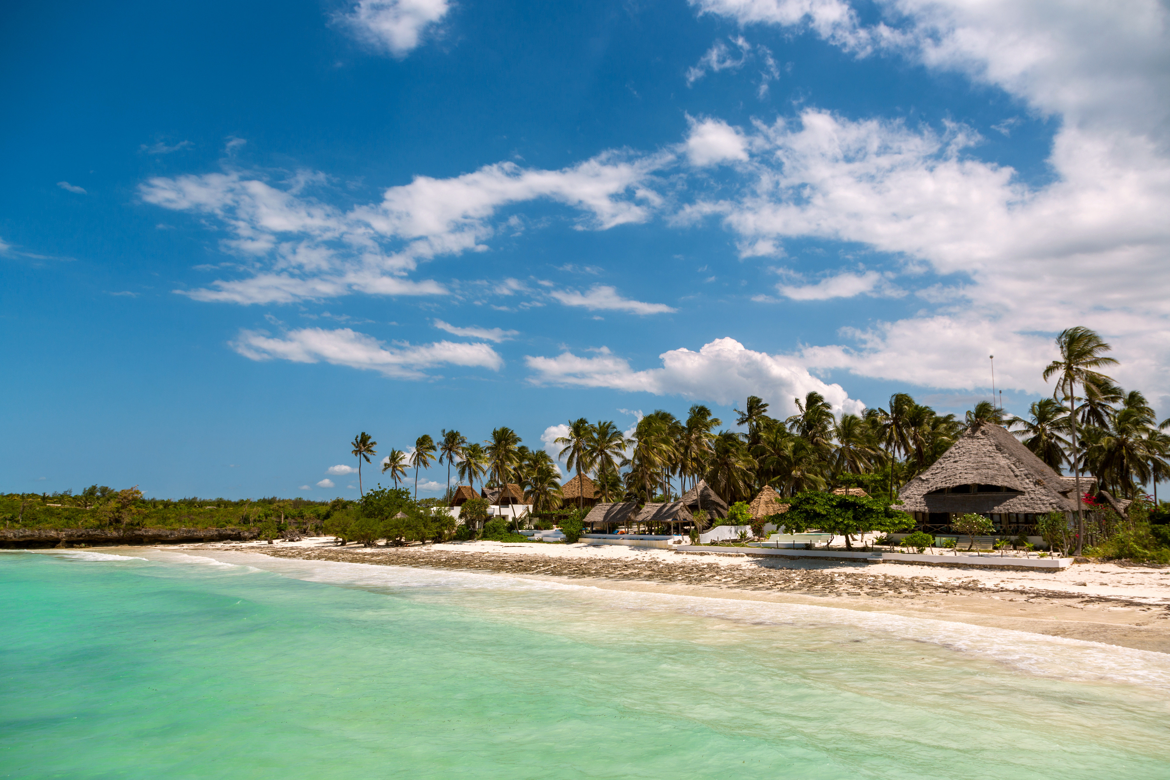 Beautiful beach and resort in Zanzibar