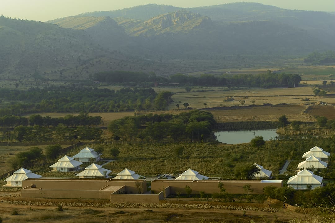 Aman i Khas tented resort in near Ranthambore National Park, India