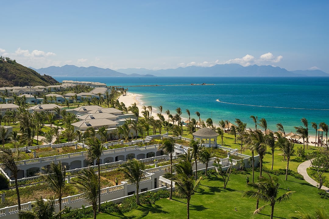 Beautiful beach in Cam Ranh