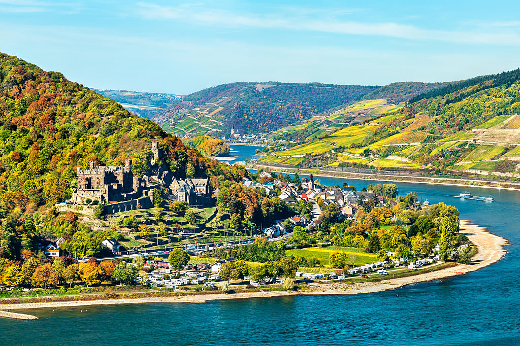 Reichenstein Castle in the Rhine Gorge