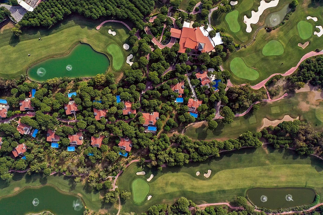 Villas along the Maxx Royal Montogmerie Golf Club in Belek, Turkey
