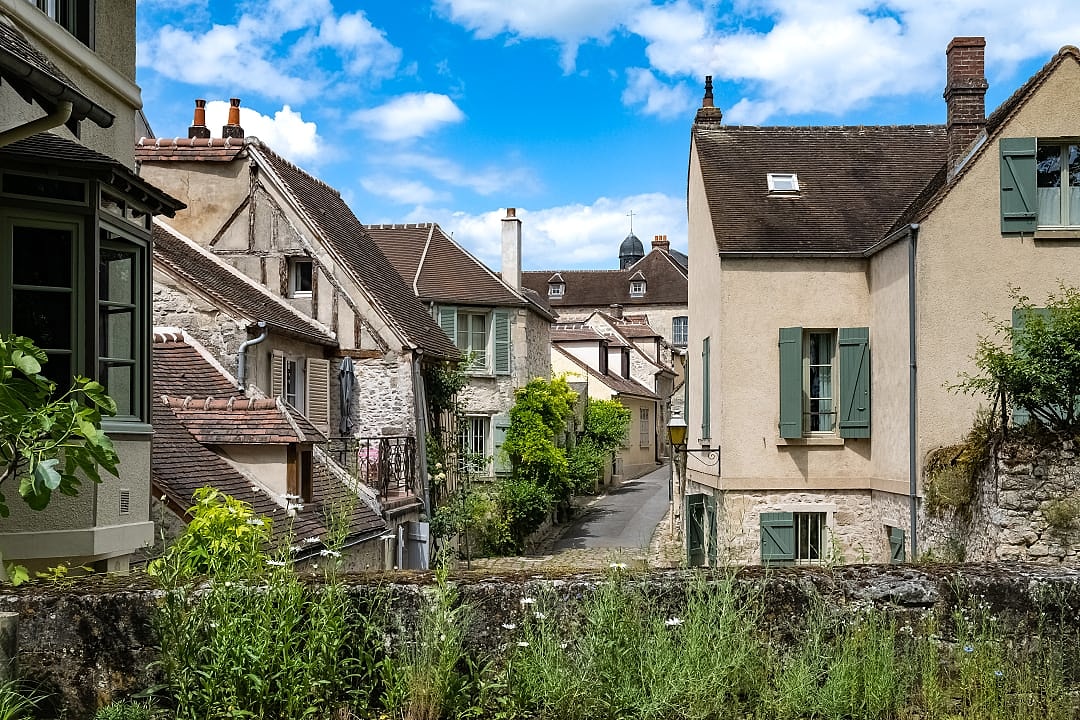 Medieval village in Senlis.