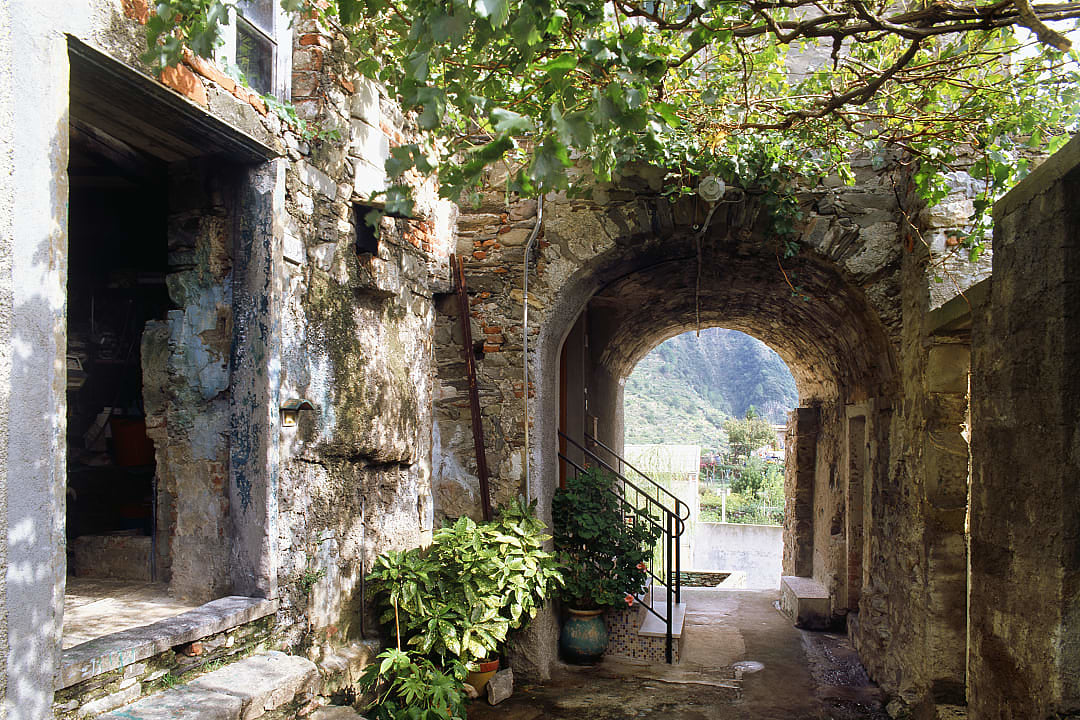 Corniglia village in Cinque Terre, Italy.