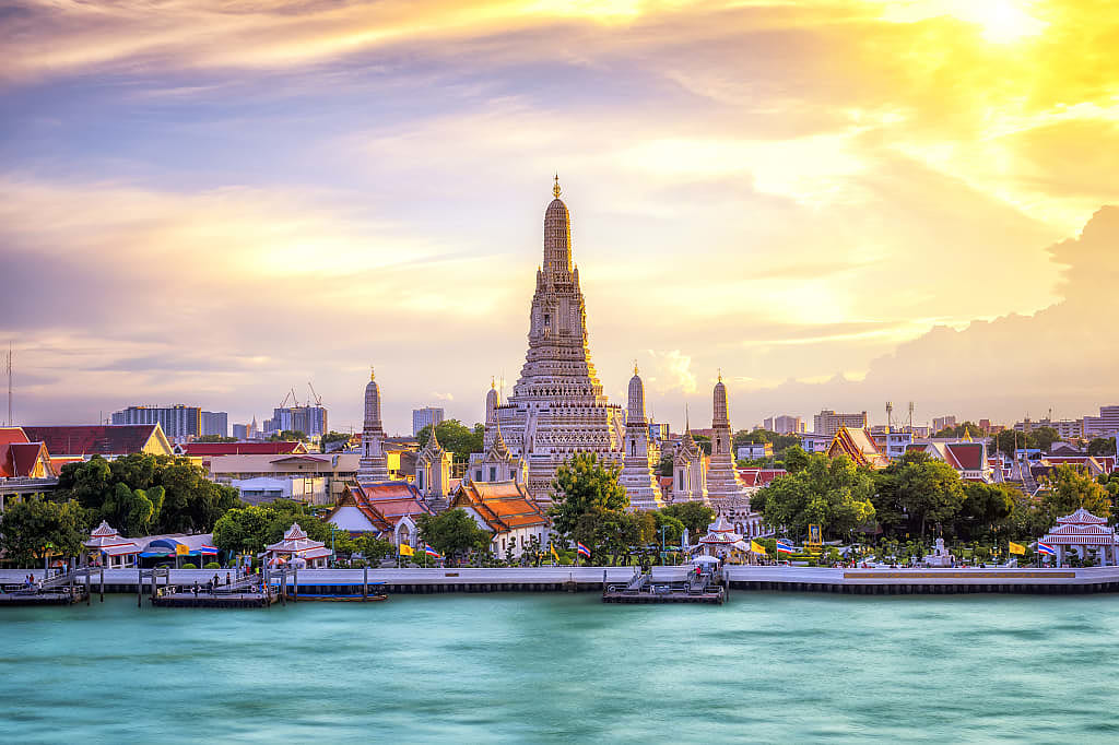 Wat Arun in Bankgok, Thailand