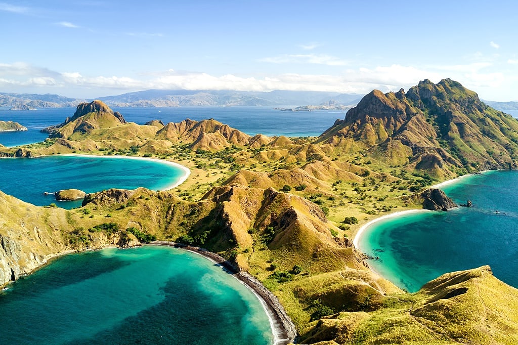 Pulau Padar island in between Komodo and Rinca Island