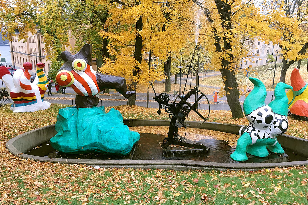 Sculptures at Moderna Museet in Stockholm, Sweden. 