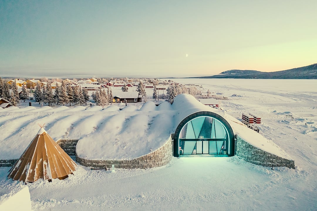 Year round IceHotel in Jukkasjärvi, Lapland, north of the Arctic Circle in Sweden
