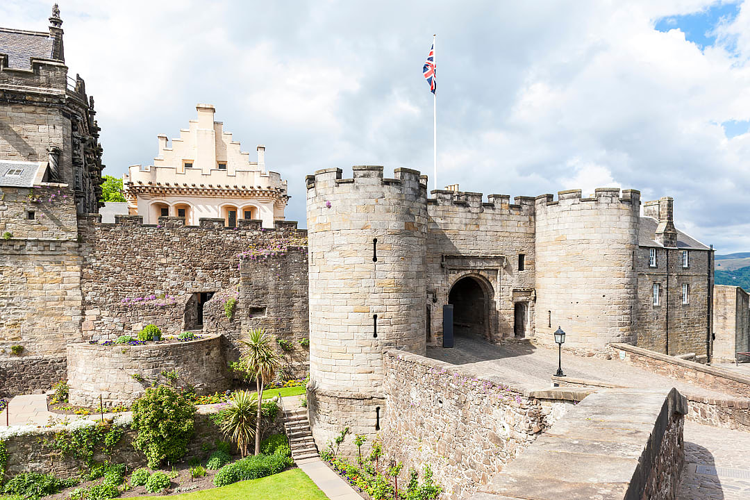 Stirling Castle main entrance, Scotland 