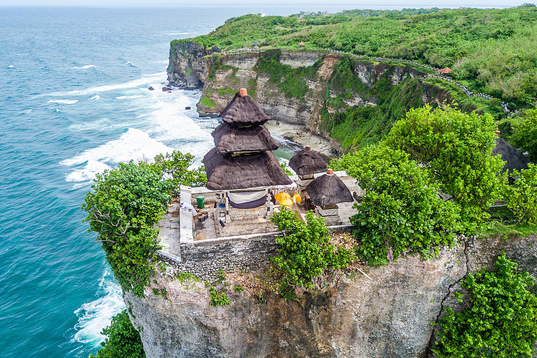 Uluwatu Temple in Bali, Indonesia