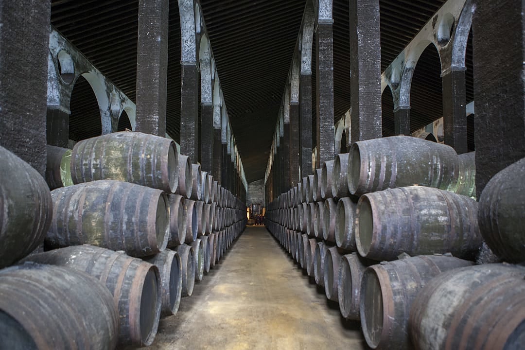 Bodegas Barbadillo cellar in Andalucia, Spain