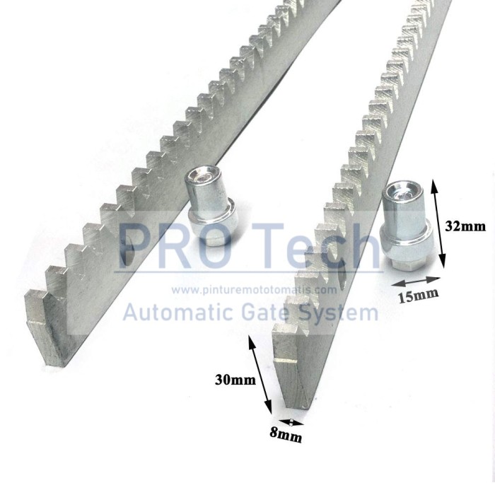 Jual Rel Pintu Sliding Gerbang Otomatis Gear Rack 8mm (Kode 005)) di