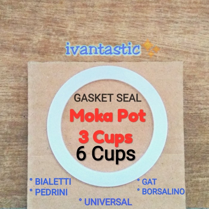 Jual Gasket Seal Moka Pot 3 Cups 6 Cups for Bialetti Pedrini GAT