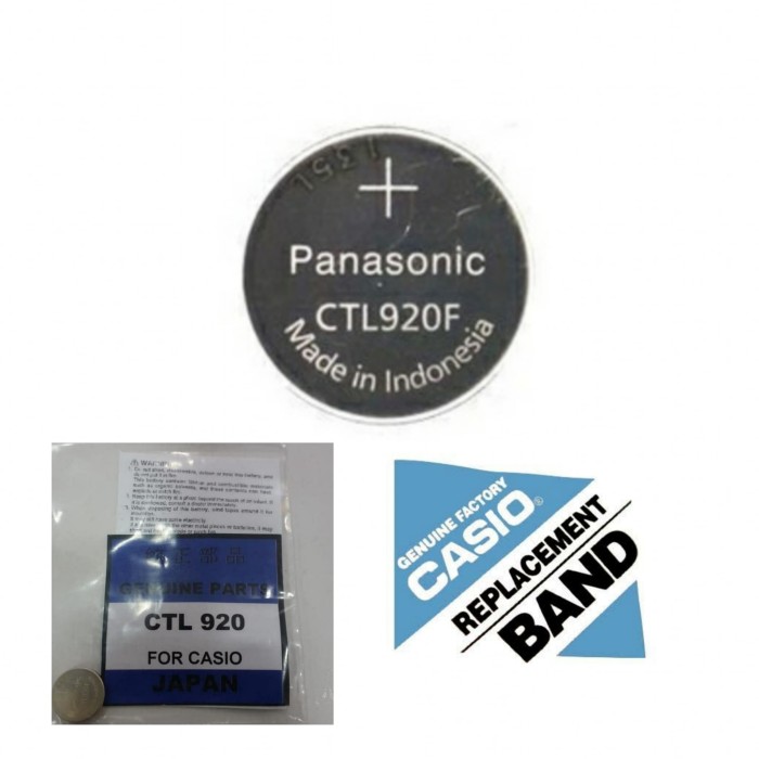 Jual Replacement Baterai battery Casio CTL 920 CTL920 CTL-920F. (Kode ...