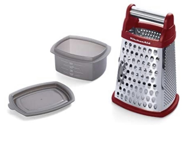 Jual KitchenAid Stainless Steel Box Grater. Parutan Multifungsi (Kode