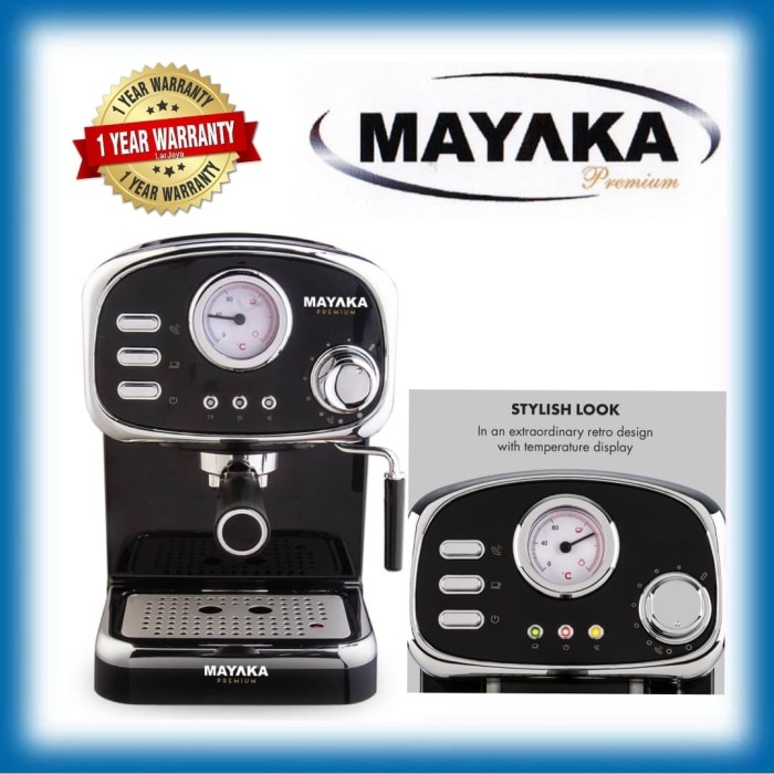 Jual Mayaka Premium CM5013.B Coffee Maker Mesin Kopi Espresso CM5013