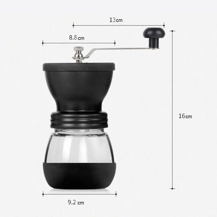 Jual Coffee Grinder Model Hario Skerton HITAM Grinder Kopi EXTRA