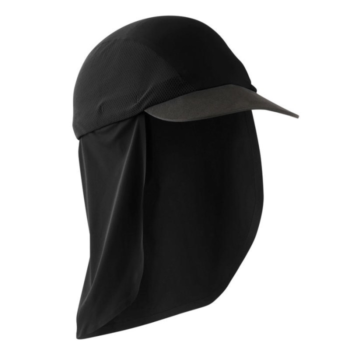 Jual TOPI TRAIL RUNNING - TRAIL RUNNING FLEXIBLE DESERT CAP BLACK (Kode ...