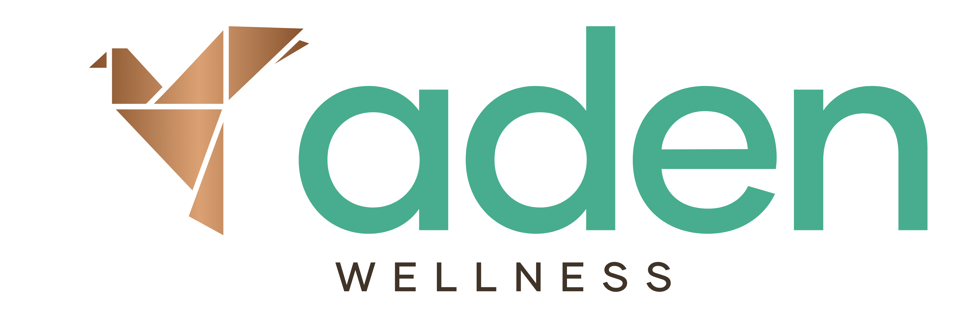 logo with bird image and Aden Wellness title