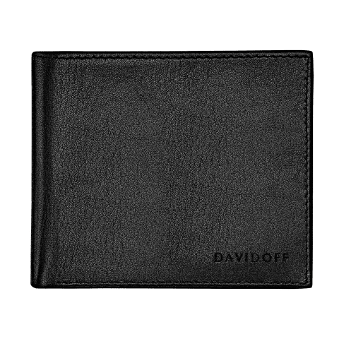 ESSENTIALS Wallet 5CC + 2 Pockets & Coin - Black