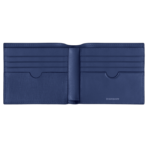 DAVIDOFF CROSSROADS blue wallet 6CC+2P