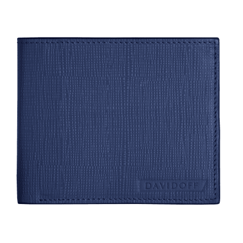 DAVIDOFF CROSSROADS blue wallet 6CC+2P