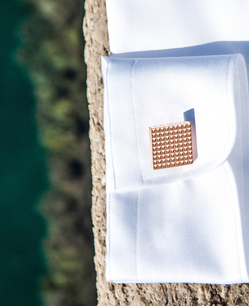 PARIS Cufflinks - Square - Light Gold | DAVIDOFF PARIS Cufflinks - Square - Light Gold | DAVIDOFF