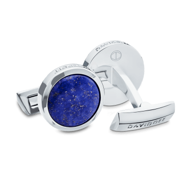 PRECIOUS STONES Cufflinks - Lapislazuli - Rhodium flash