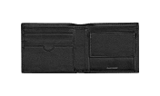 ESSENTIALS Wallet 5CC + 2 Pockets & Coin - Black