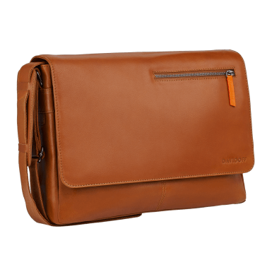 23510_DAVIDOFF_ESSENTIALS_LLG_Messenger_Cognac_Front