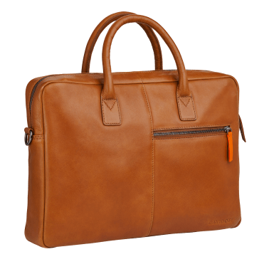 23507_DAVIDOFF_ESSENTIALS_LLG_Briefcase_1zip_Cognac_Front