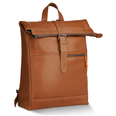 23514_DAVIDOFF_ESSENTIALS_LLG_Backpack_Cognac_Front