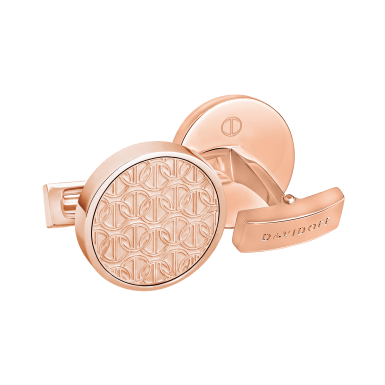 ZINO Cufflinks Round - Rose Gold