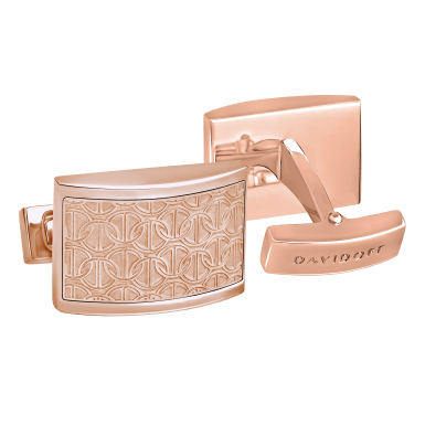 ZINO Cufflinks Half moon - Rose Gold