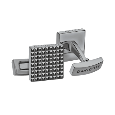 PARIS Cufflinks Square - Gun Metal