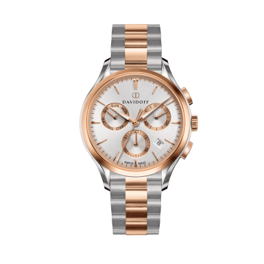 ESSENTIALS No. 1 Chronograph Silver - Bicolor / Bracelet